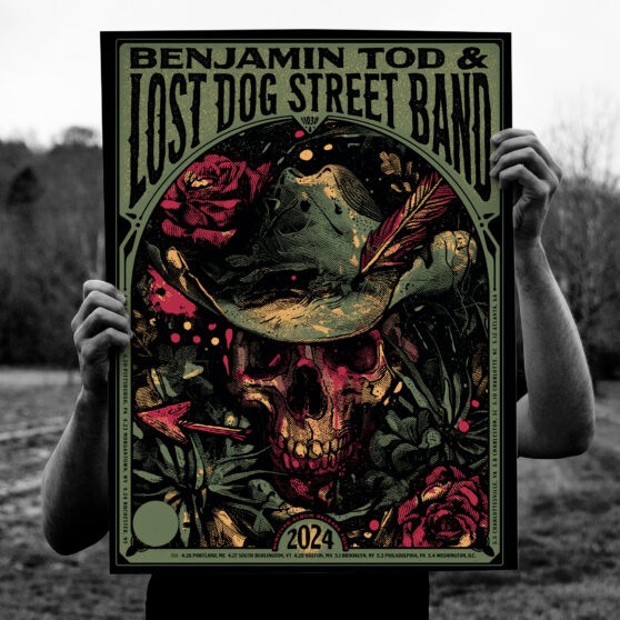 Lost Dog Street Band Tour Poster